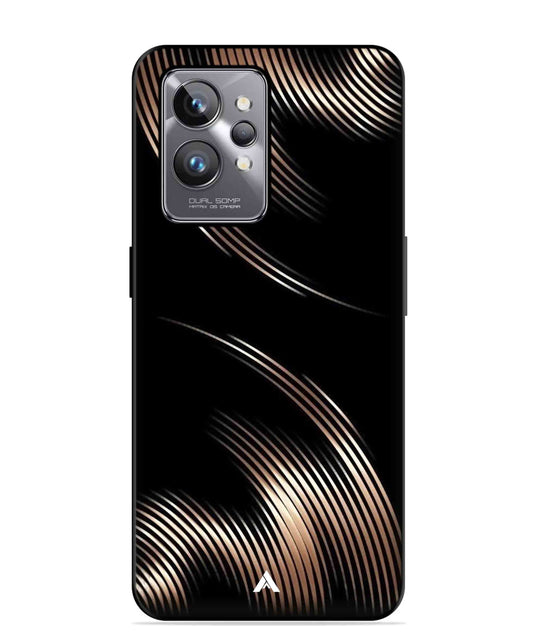 Stripe Pattern 1 Metal Back Cover Phone Case for Realme GT 2 Pro