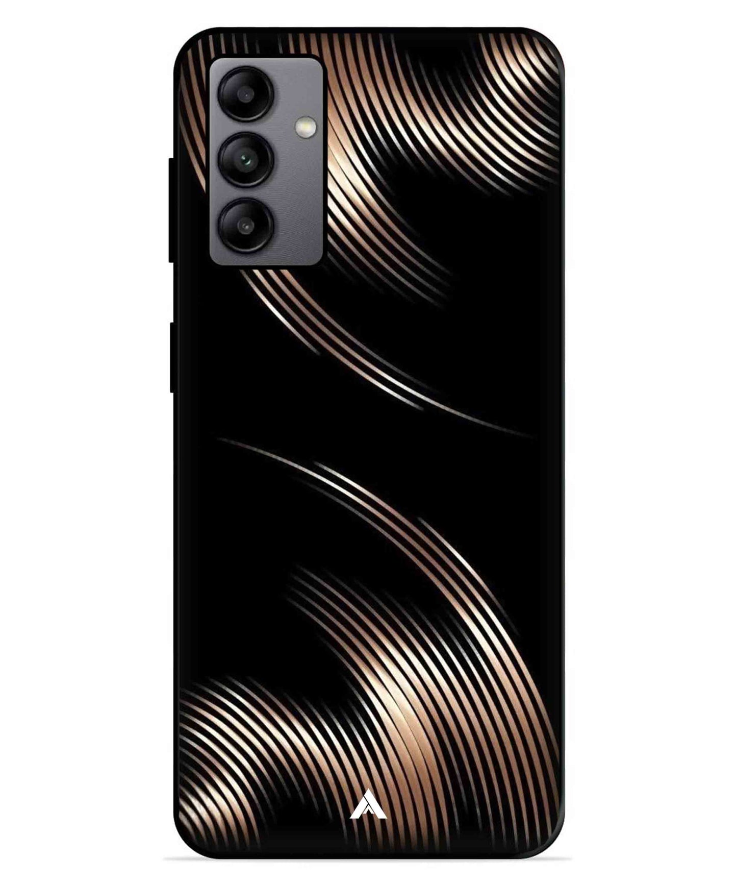 Stripe Pattern 1 Metal Back Cover Phone Case for Samsung Galaxy A04s