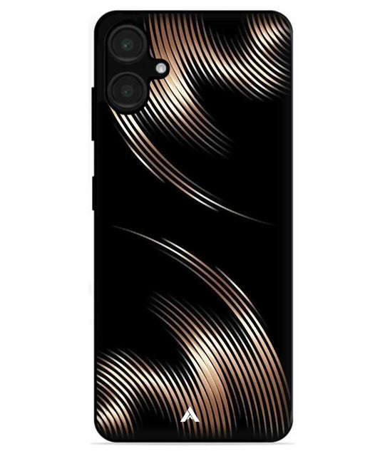 Stripe Pattern 1 Metal Back Cover Phone Case for Samsung Galaxy A06