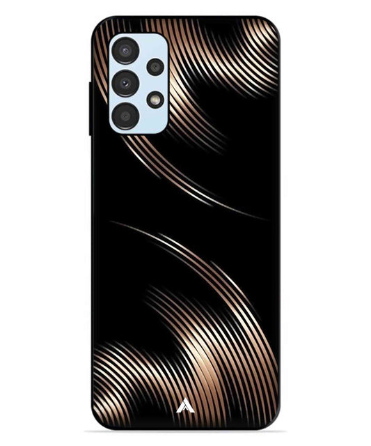 Stripe Pattern 1 Metal Back Cover Phone Case for Samsung Galaxy A13 4G