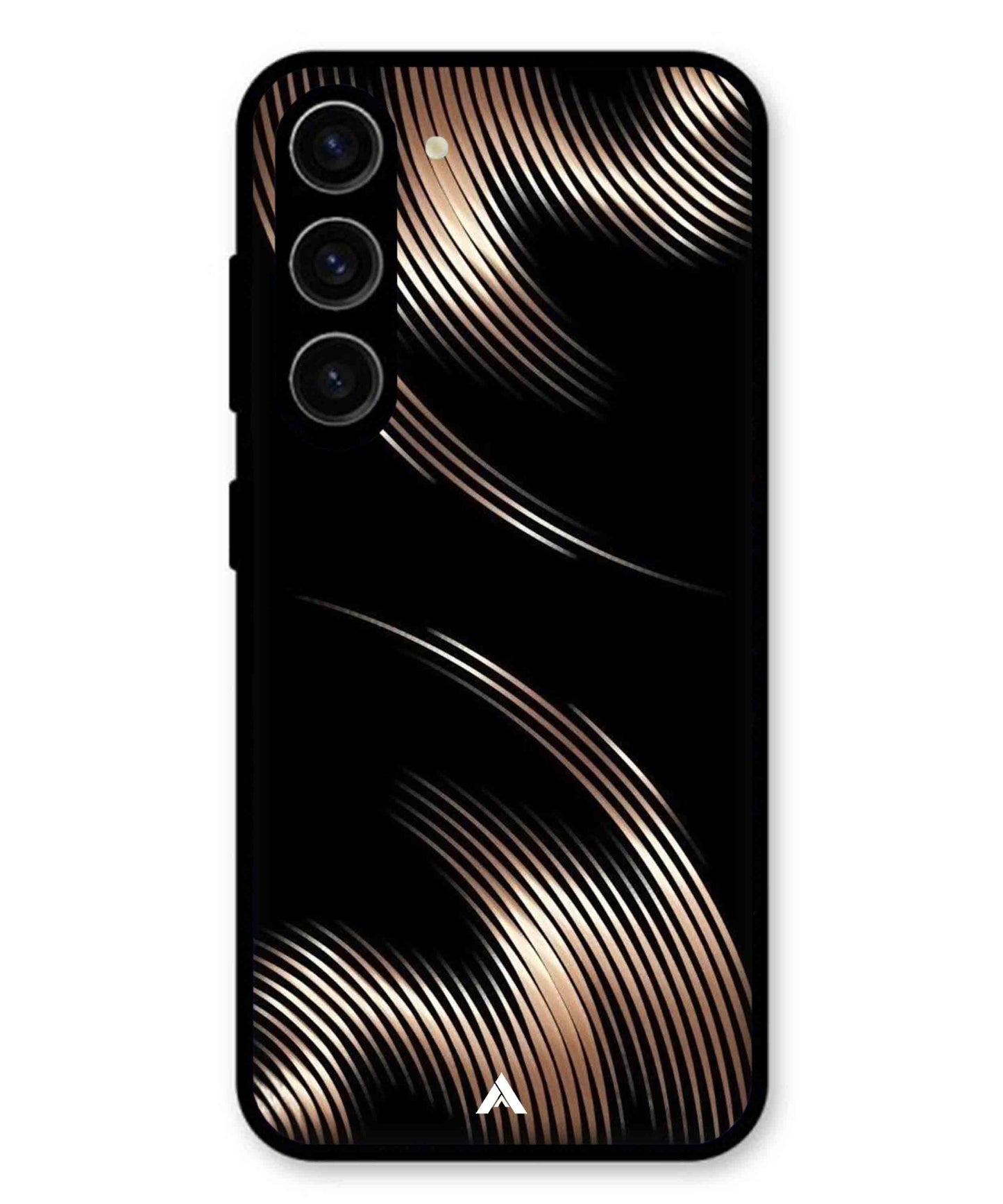 Stripe Pattern 1 Metal Back Cover Phone Case for Samsung Galaxy A36