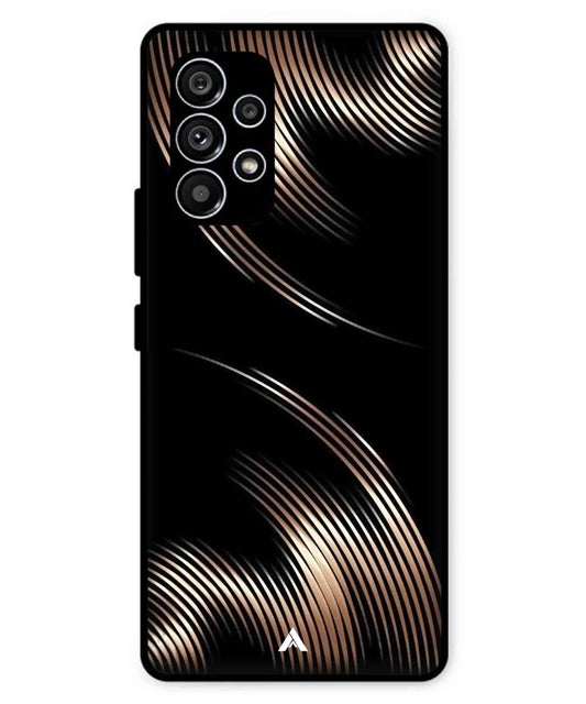 Stripe Pattern 1 Metal Back Cover Phone Case for Samsung Galaxy A53