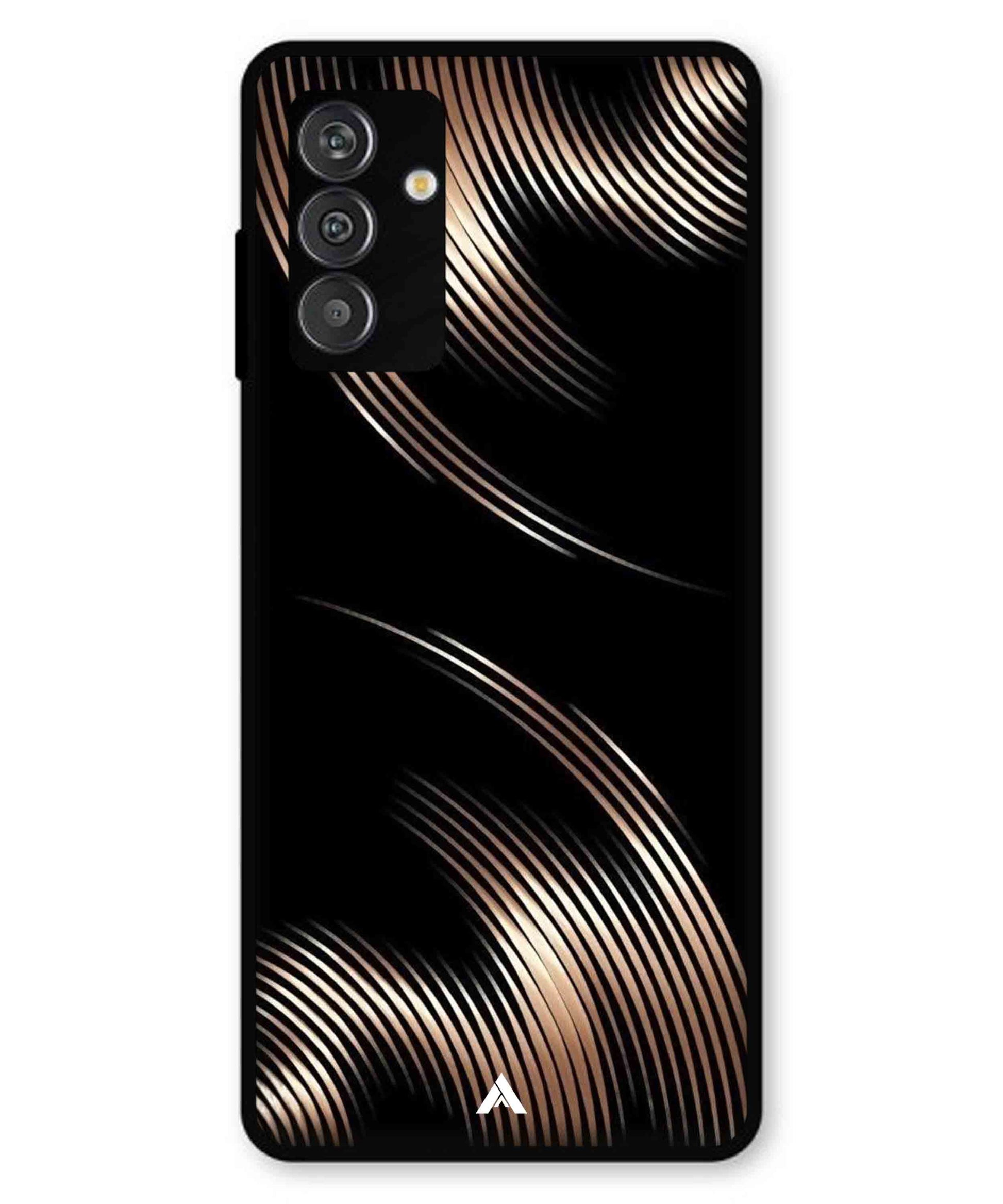 Stripe Pattern 1 Metal Back Cover Phone Case for Samsung Galaxy F14