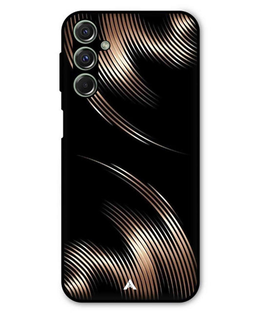 Stripe Pattern 1 Metal Back Cover Phone Case for Samsung Galaxy F34