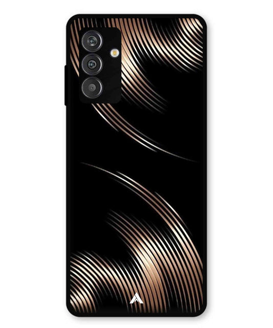 Stripe Pattern 1 Metal Back Cover Phone Case for Samsung Galaxy M14