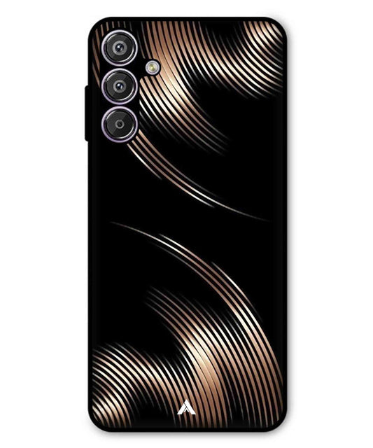 Stripe Pattern 1 Metal Back Cover Phone Case for Samsung Galaxy M15