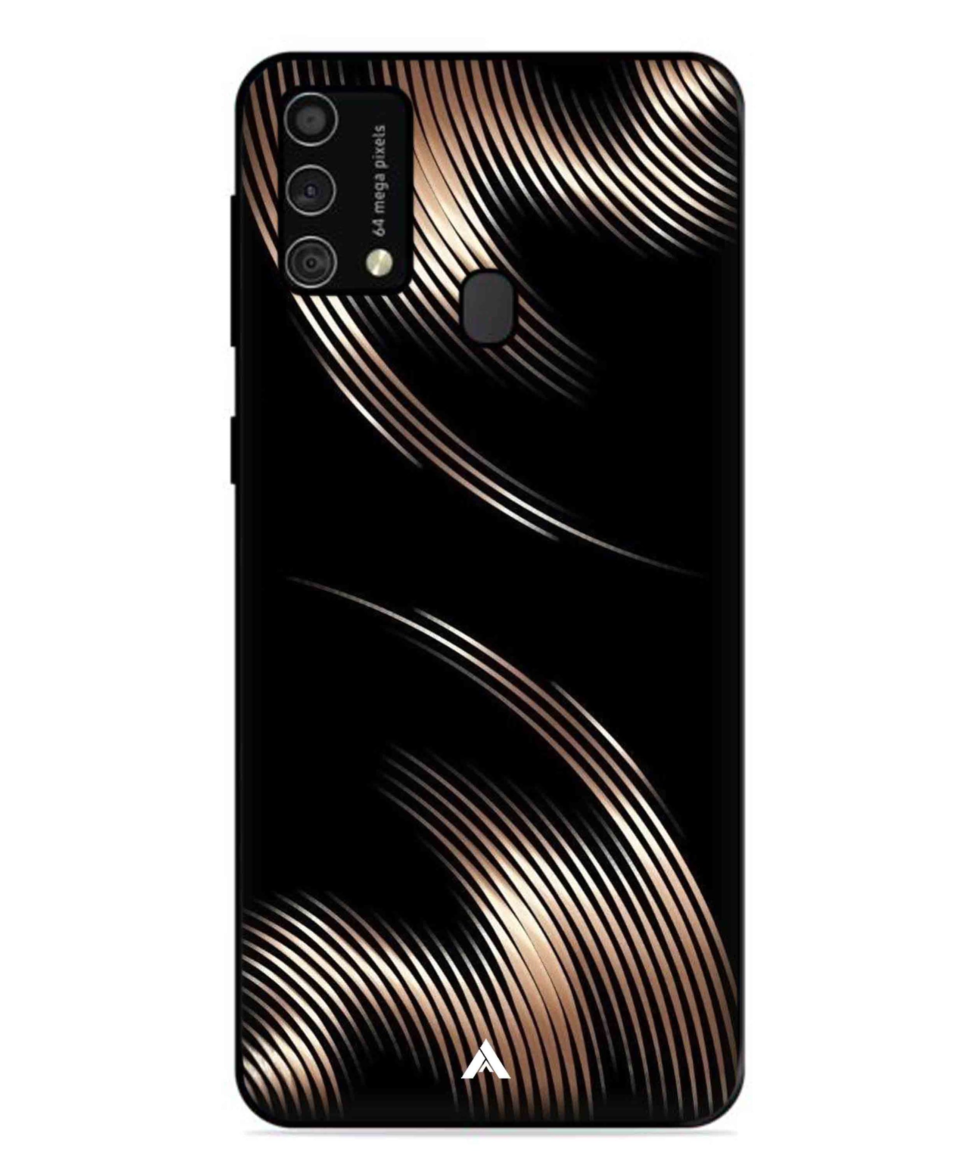Stripe Pattern 1 Metal Back Cover Phone Case for Samsung Galaxy M31