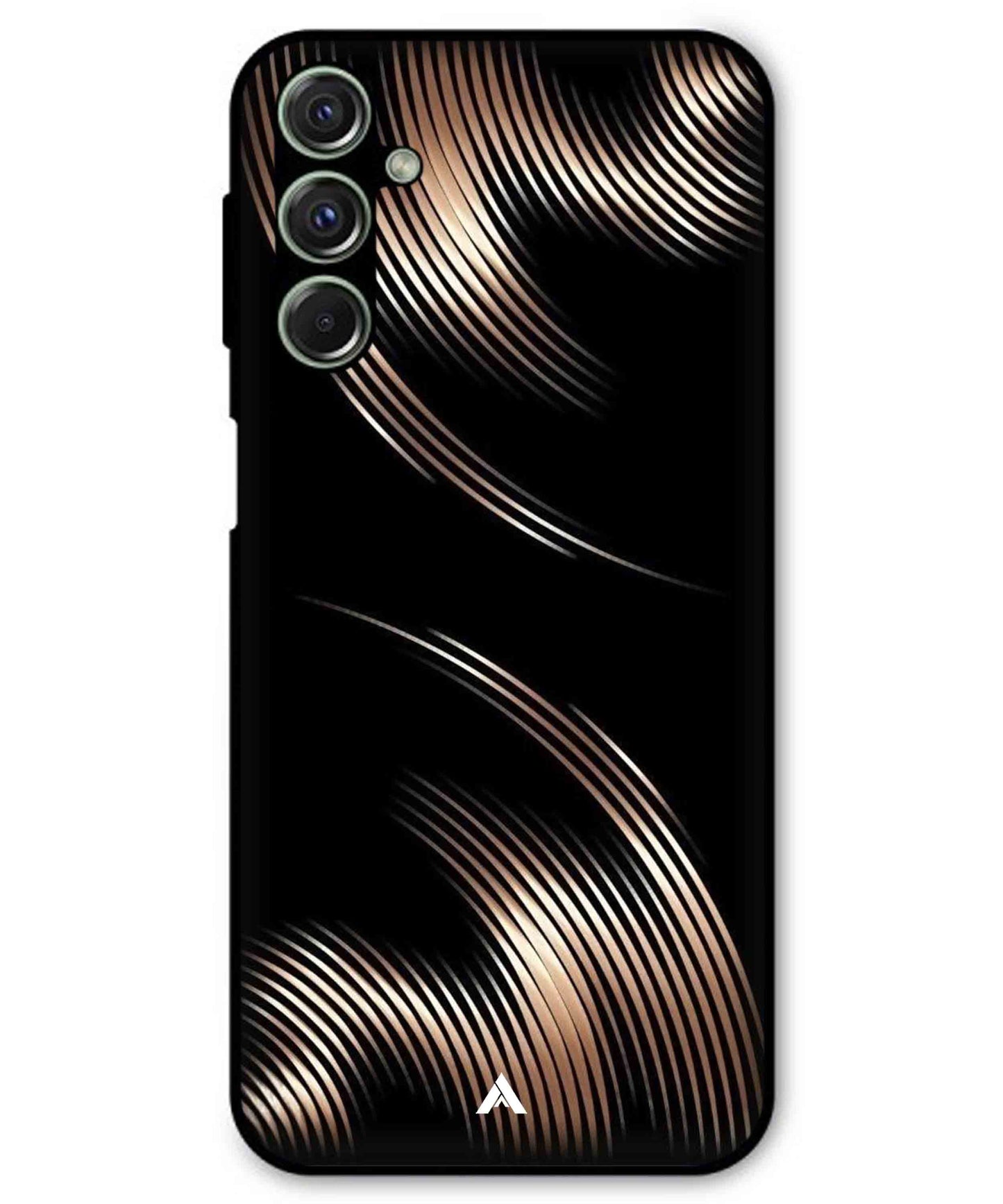 Stripe Pattern 1 Metal Back Cover Phone Case for Samsung Galaxy M34