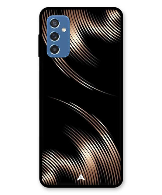 Stripe Pattern 1 Metal Back Cover Phone Case for Samsung Galaxy M52