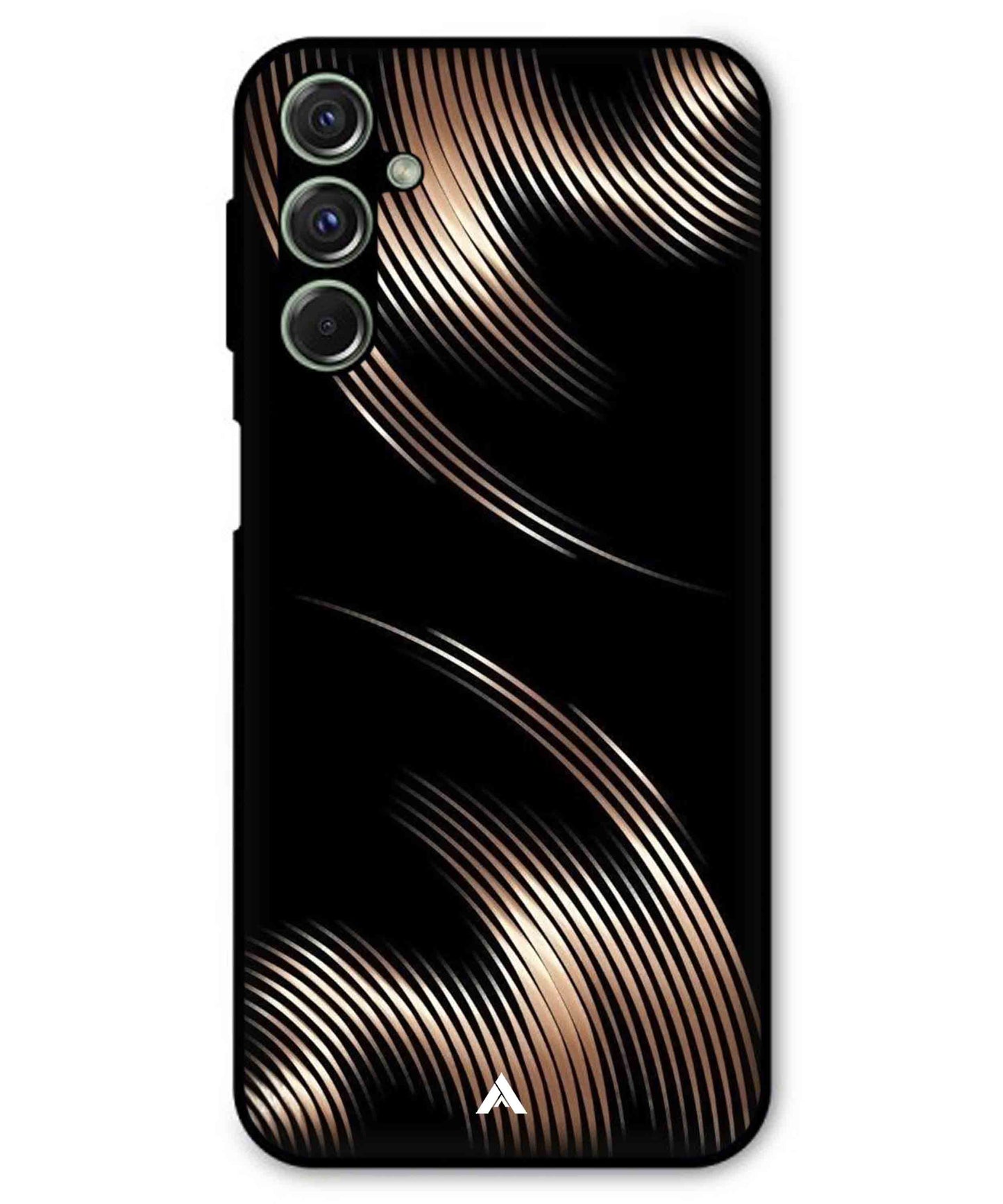 Stripe Pattern 1 Metal Back Cover Phone Case for Samsung Galaxy M54