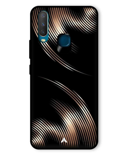 Stripe Pattern 1 Metal Back Cover Phone Case for Vivo Y11