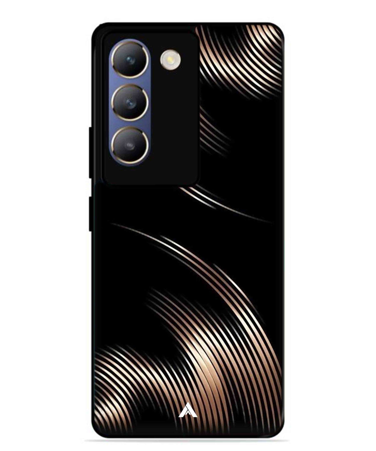 Stripe Pattern 1 Metal Back Cover Phone Case for Vivo Y200e