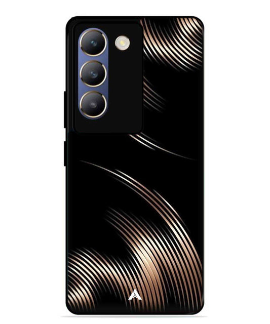 Stripe Pattern 1 Metal Back Cover Phone Case for Vivo Y200e