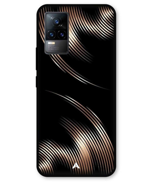 Stripe Pattern 1 Metal Back Cover Phone Case for Vivo Y73