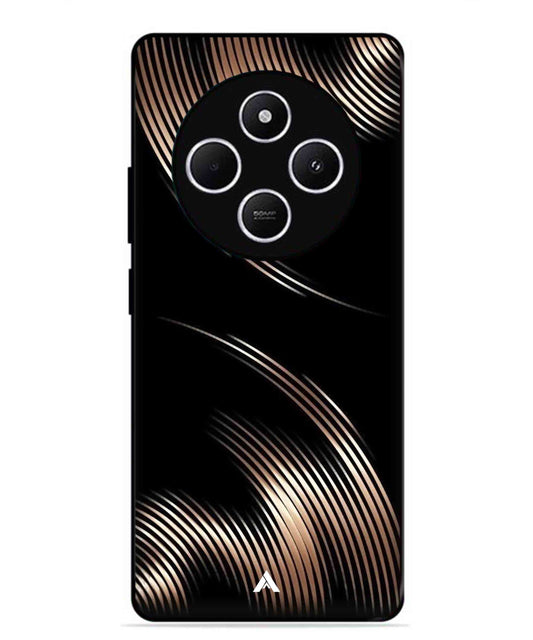 Stripe Pattern 1 Metal Back Cover Phone Case for Xiaomi Redmi A4