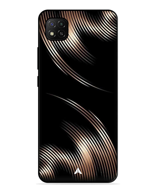 Stripe Pattern 1 Metal Back Cover Phone Case for Xiaomi Redmi Activ 9