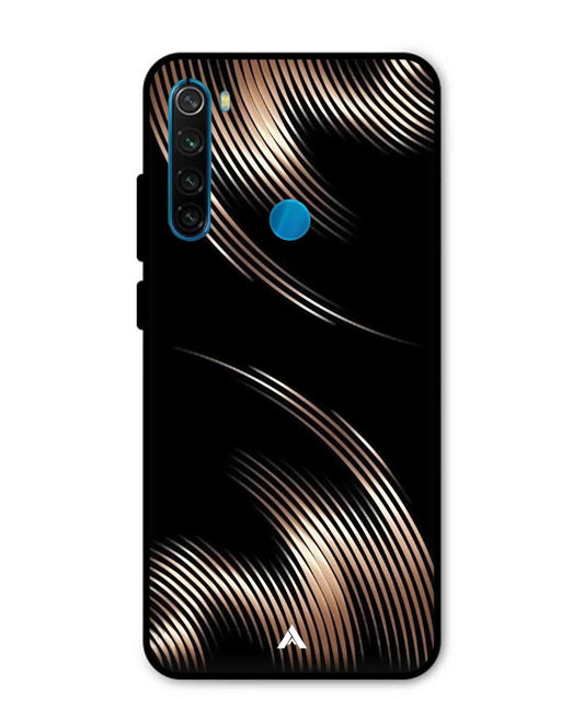 Stripe Pattern 1 Metal Back Cover Phone Case for Xiaomi Redmi Note 8