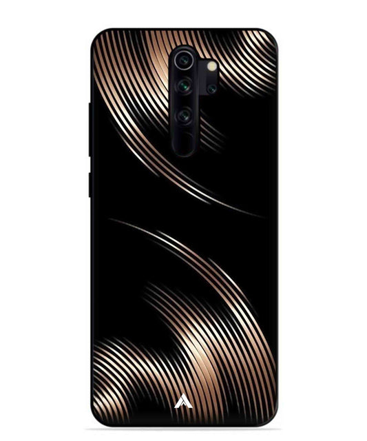 Stripe Pattern 1 Metal Back Cover Phone Case for Xiaomi Redmi Note 8 Pro