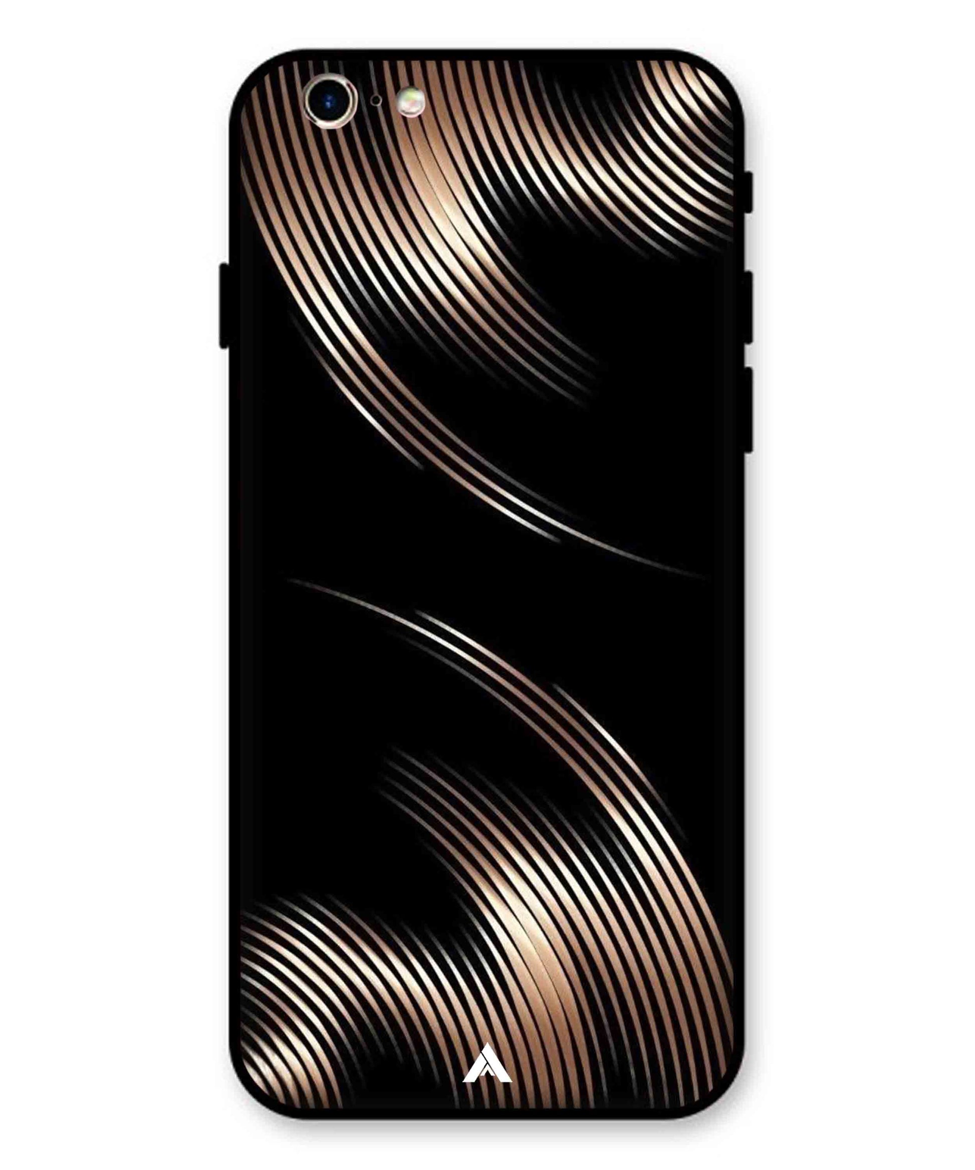 Stripe Pattern 1 Metal Back Cover Phone Case for iPhone 11