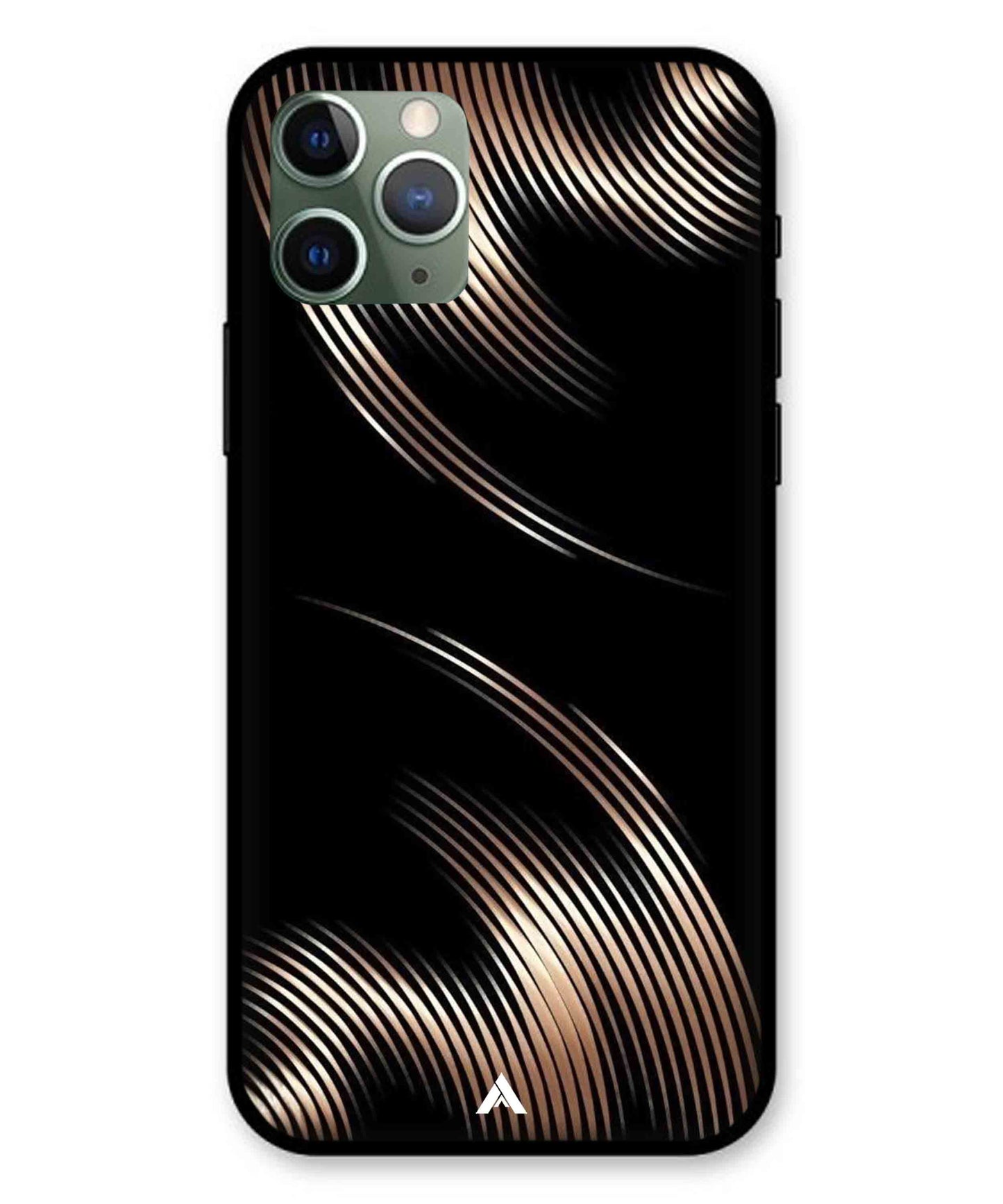 Stripe Pattern 1 Metal Back Cover Phone Case for iPhone 11 Pro