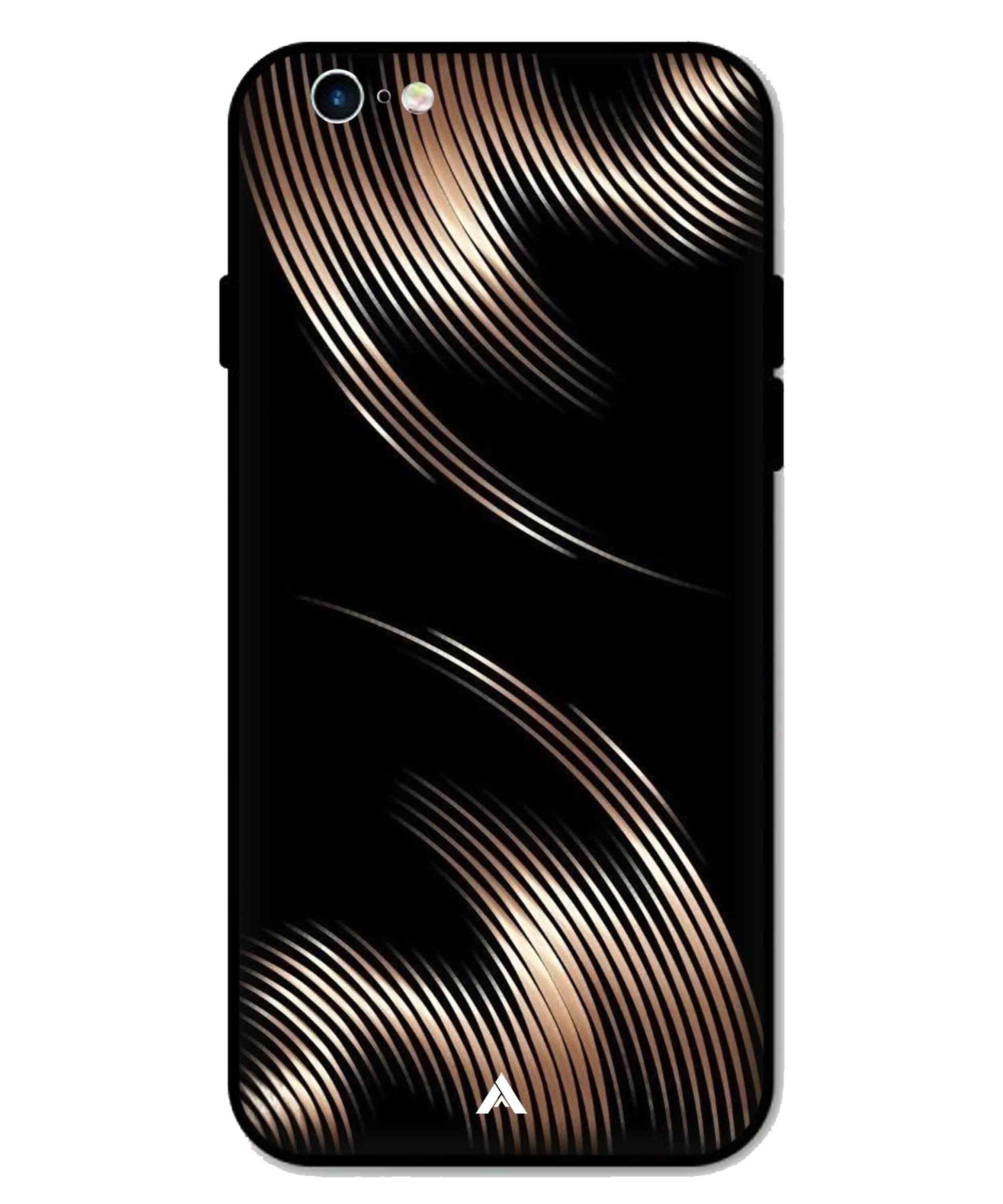 Stripe Pattern 1 Metal Back Cover Phone Case for iPhone 6