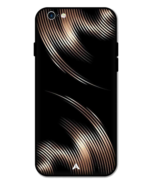 Stripe Pattern 1 Metal Back Cover Phone Case for iPhone 6 Plus