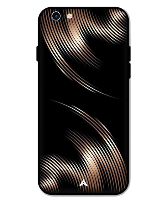 Stripe Pattern 1 Metal Back Cover Phone Case for iPhone 6s