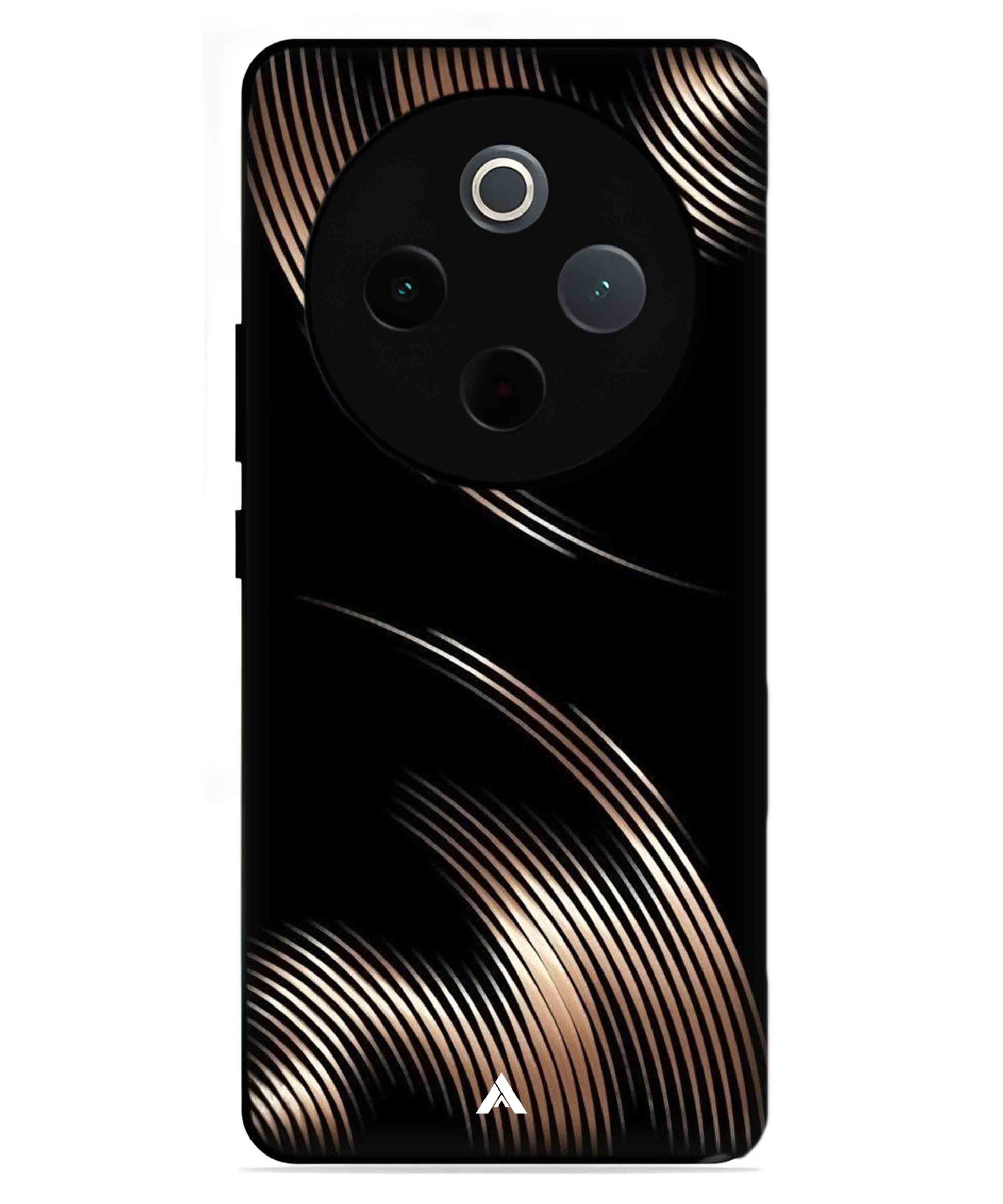 Stripe Pattern 1 Metal Back Cover Phone Case for iQOO Z10