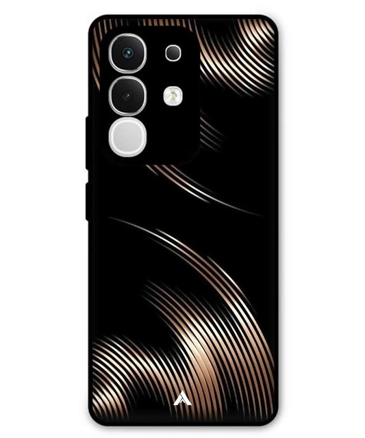 Stripe Pattern 1 Metal Back Cover Phone Case for iQOO Z10x