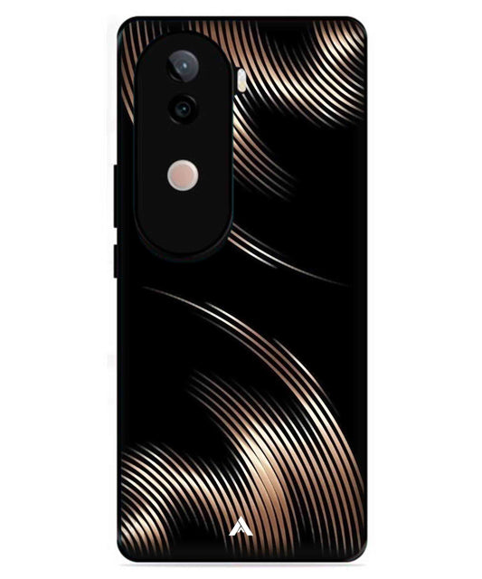 Stripe Pattern 1 Metal Back Cover Phone Case for iQOO Z9s