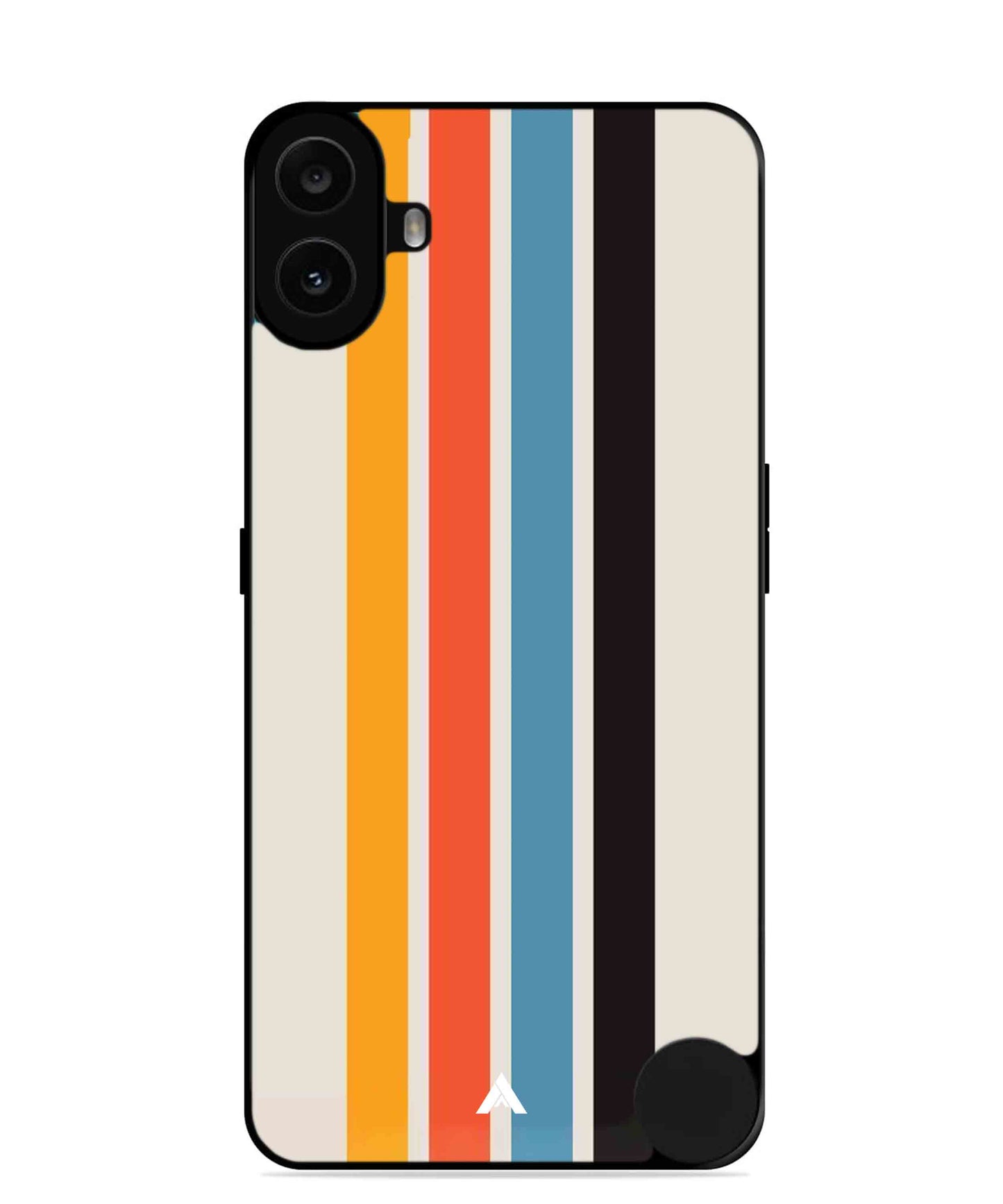 Stripe Pattern 2 Metal Back Cover Phone Case for Nothing CMF Phone 1