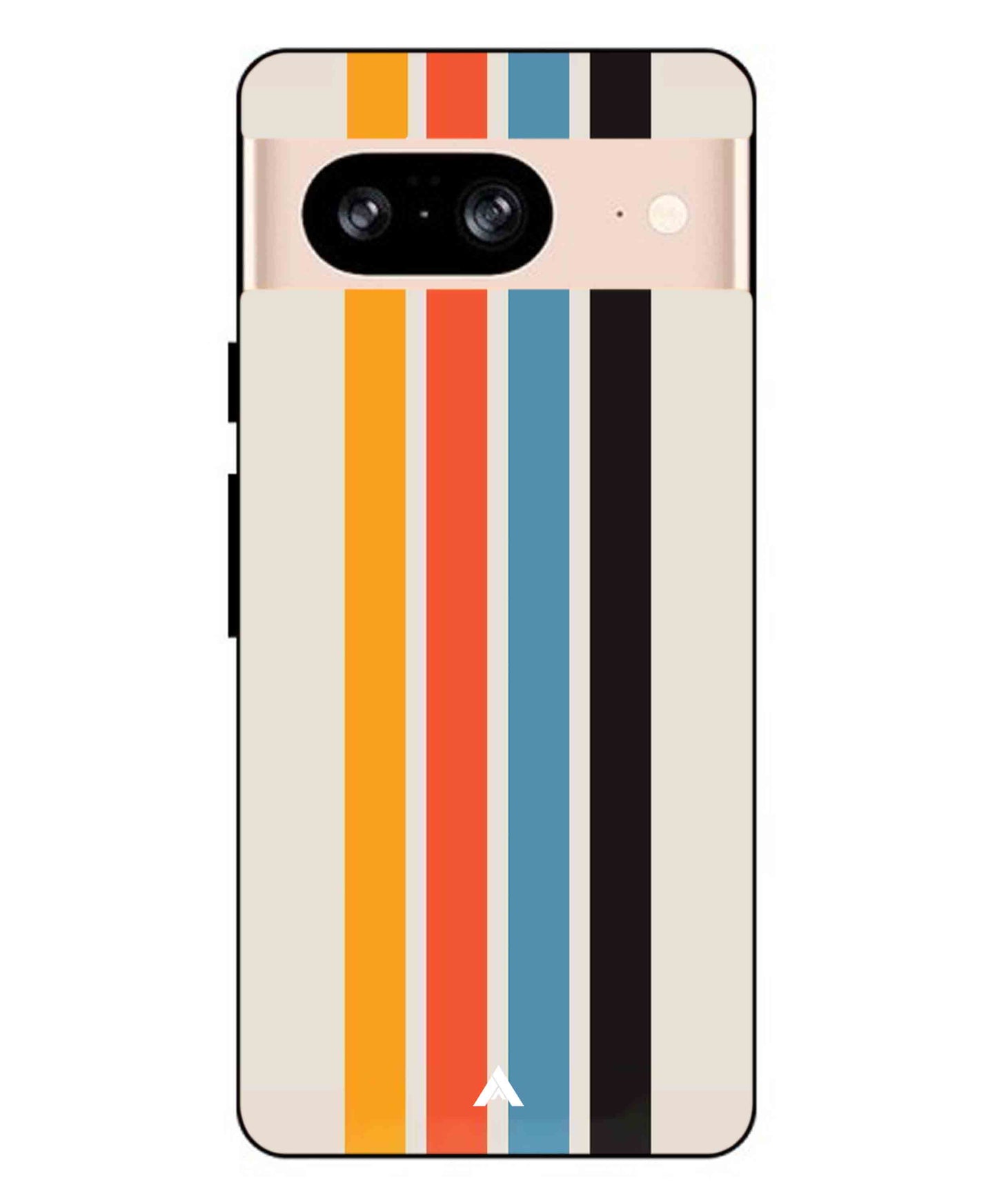 Stripe Pattern 2 Metal Back Cover Phone Case for Pixel 8