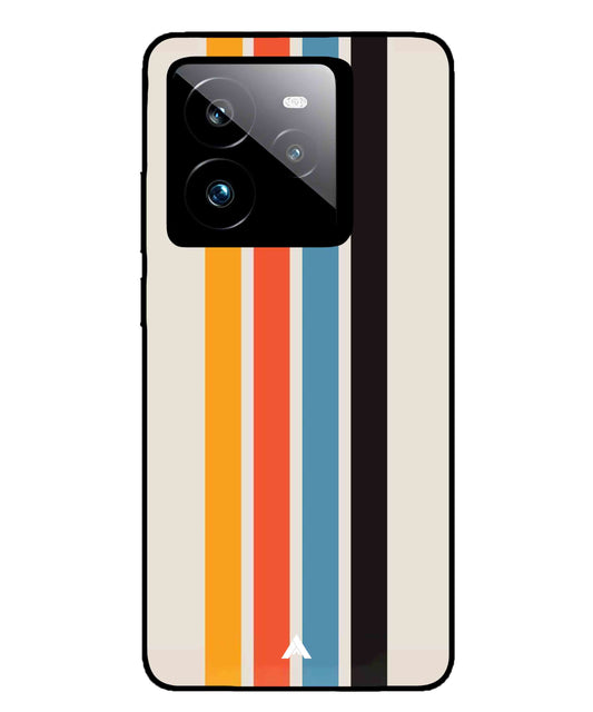 Stripe Pattern 2 Metal Back Cover Phone Case for Realme GT 7 Pro