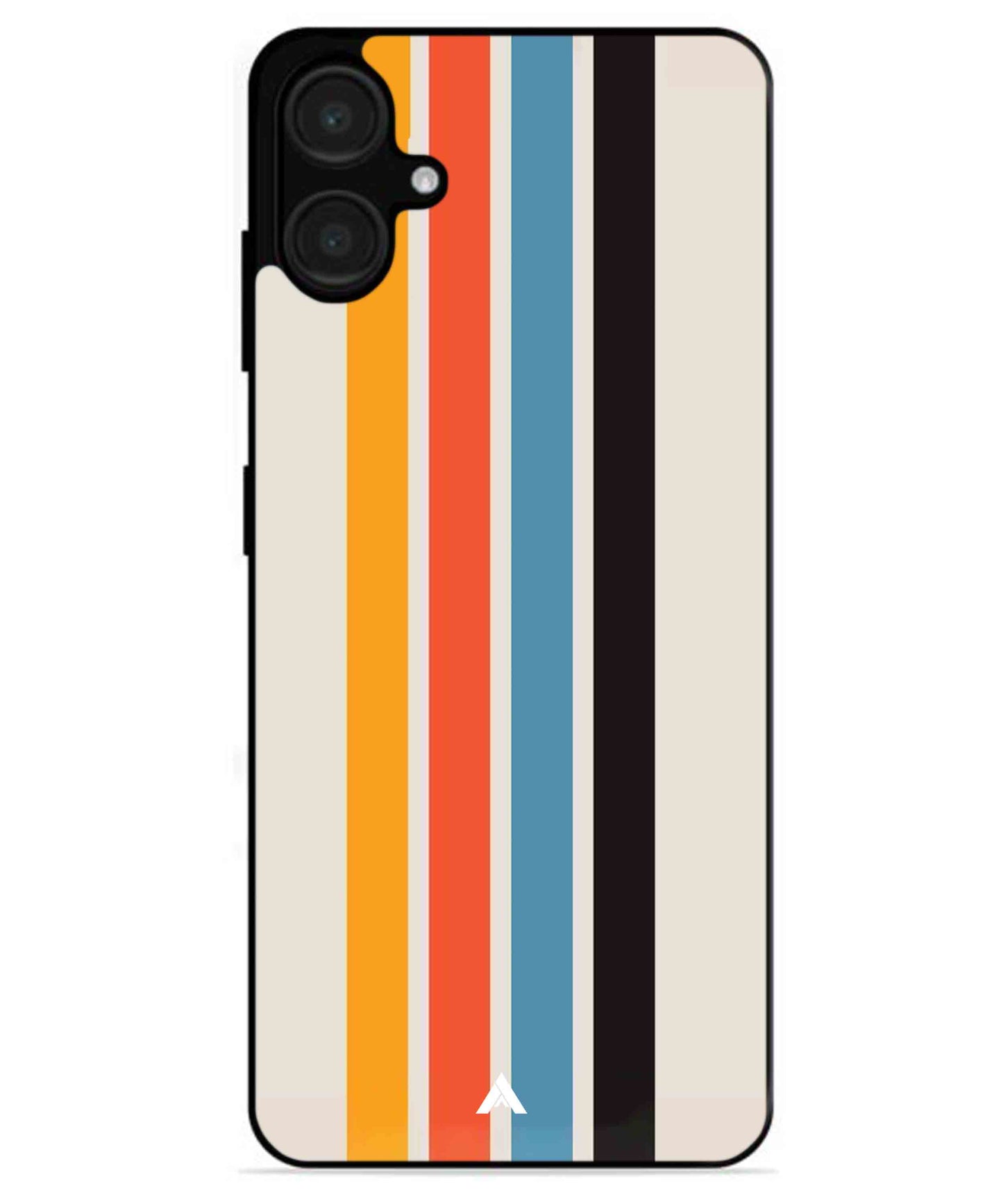 Stripe Pattern 2 Metal Back Cover Phone Case for Samsung Galaxy A06
