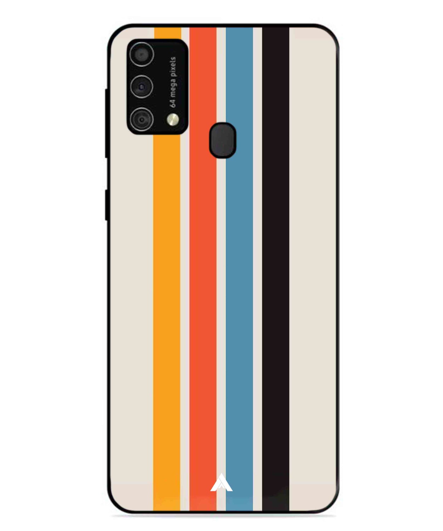 Stripe Pattern 2 Metal Back Cover Phone Case for Samsung Galaxy M31