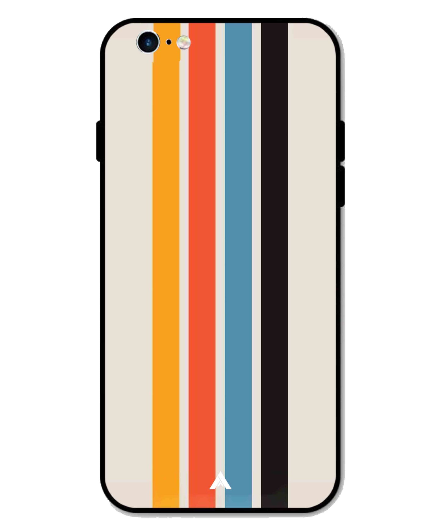 Stripe Pattern 2 Metal Back Cover Phone Case for iPhone 6s