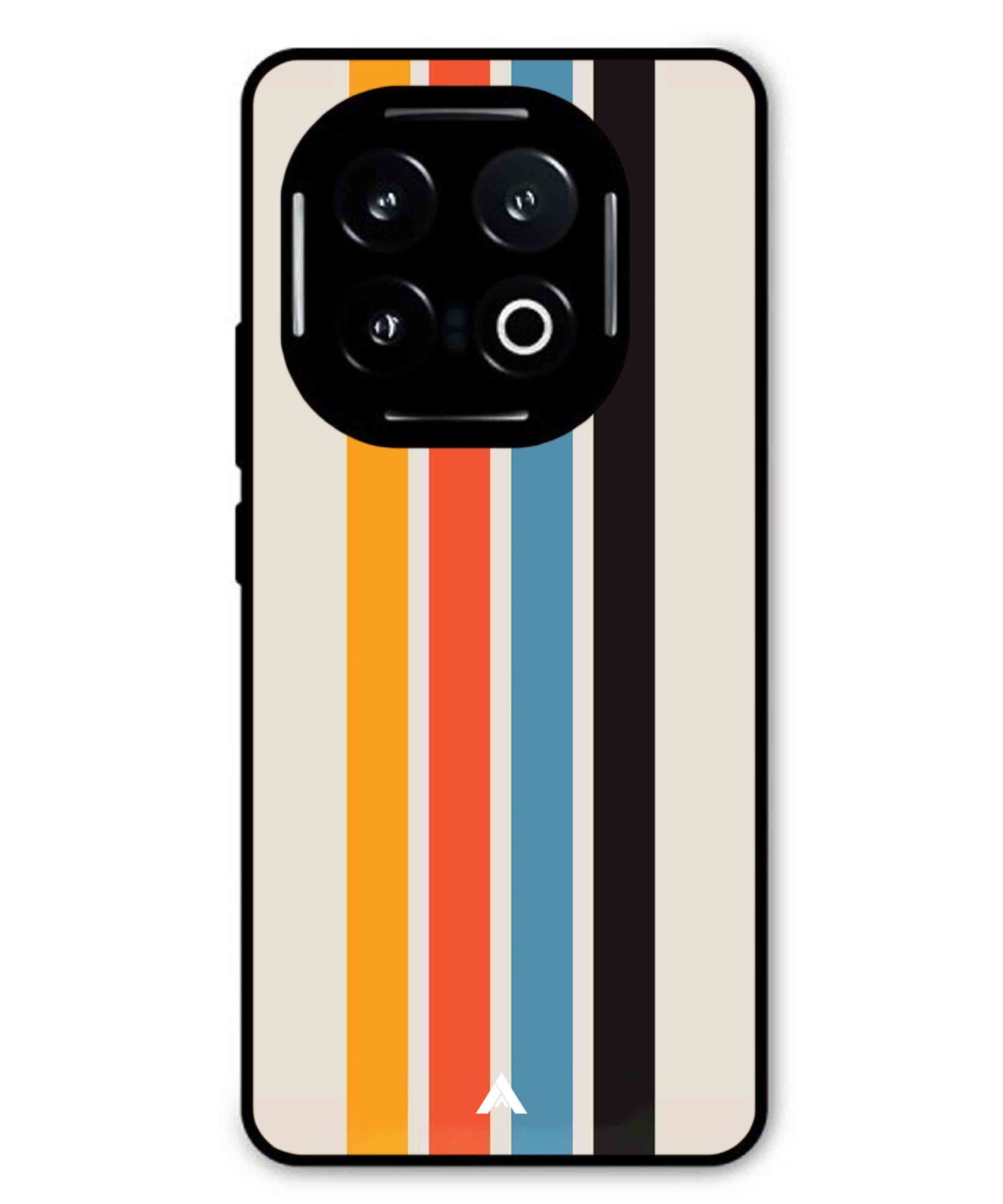 Stripe Pattern 2 Metal Back Cover Phone Case for iQOO 13