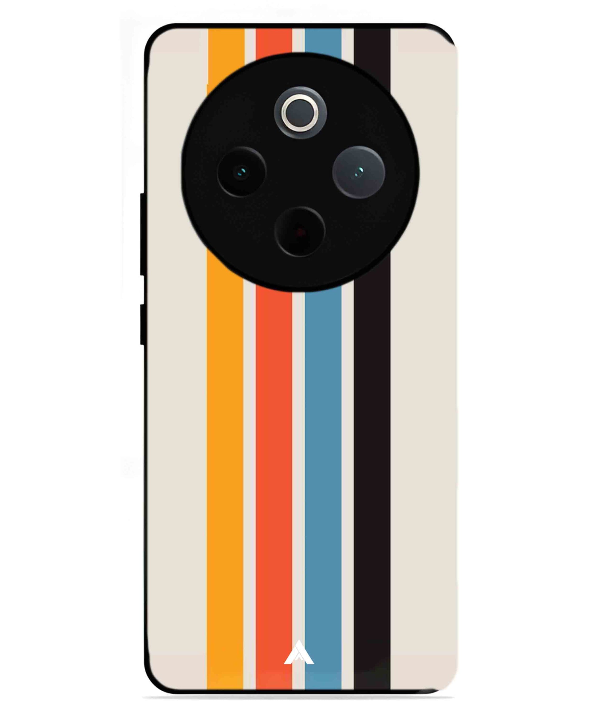 Stripe Pattern 2 Metal Back Cover Phone Case for iQOO Z10