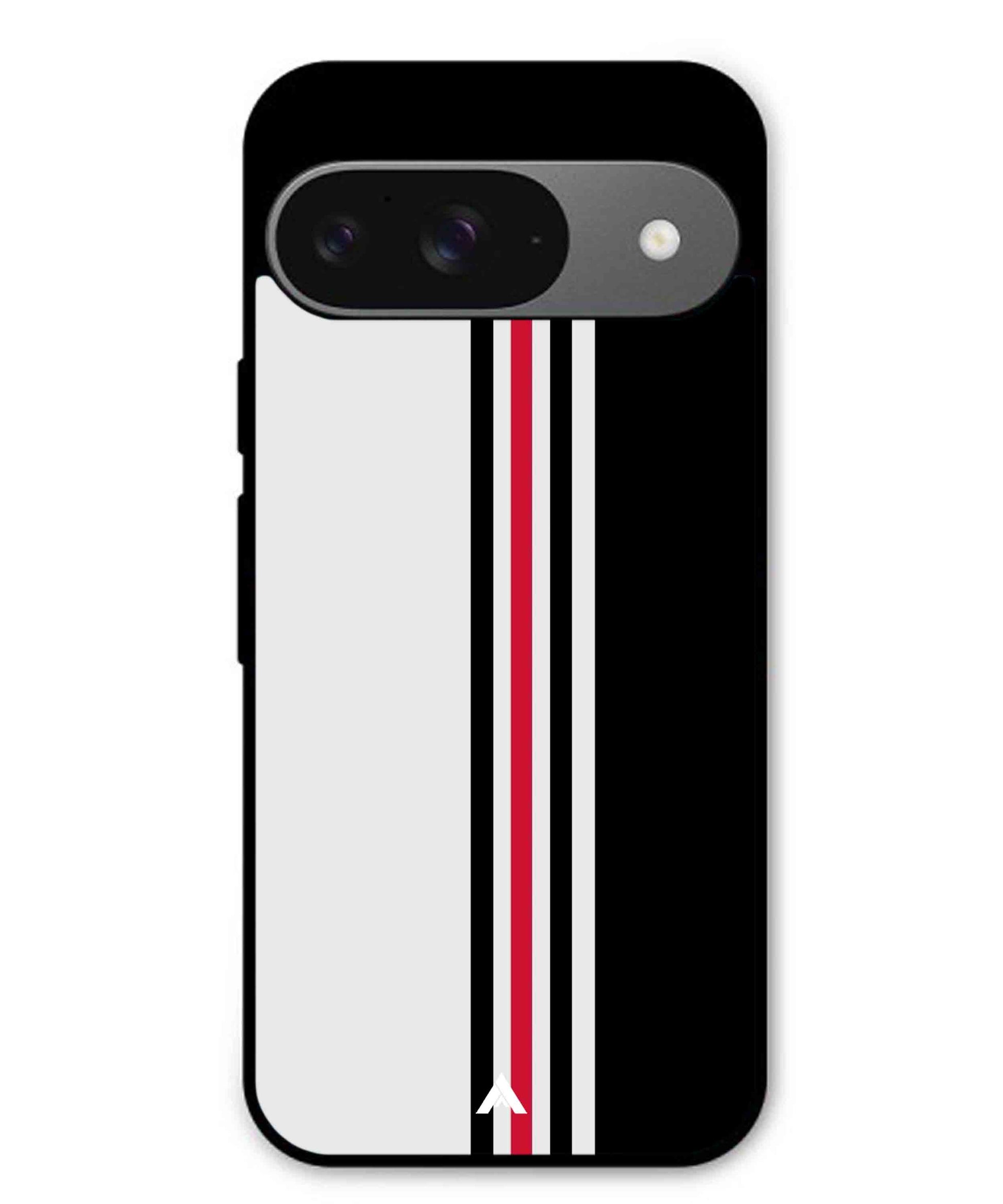 Stripe Pattern 3 Metal Back Cover Phone Case for Pixel 9