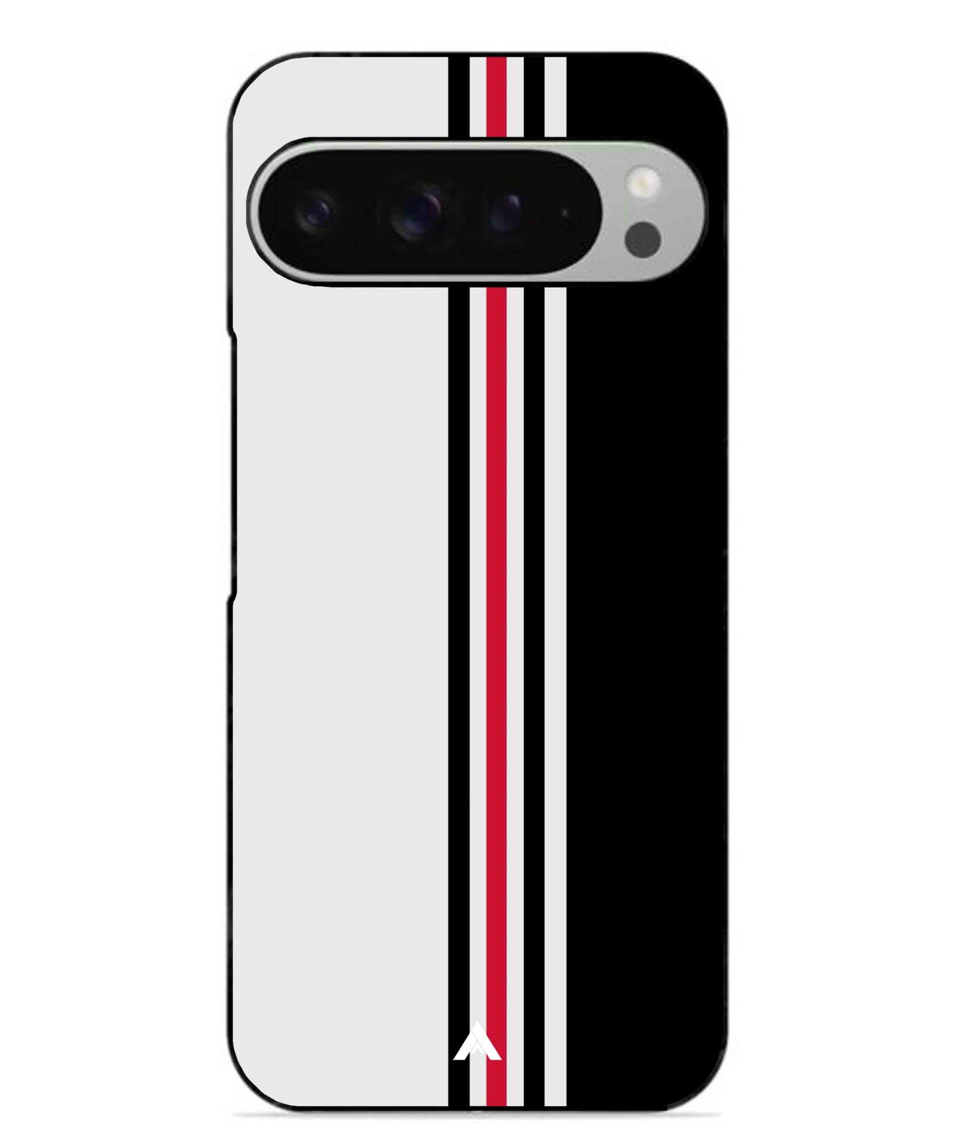 Stripe Pattern 3 Metal Back Cover Phone Case for Pixel 9 Pro