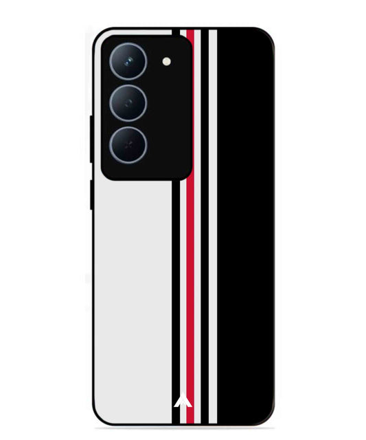 Stripe Pattern 3 Metal Back Cover Phone Case for Realme 14X