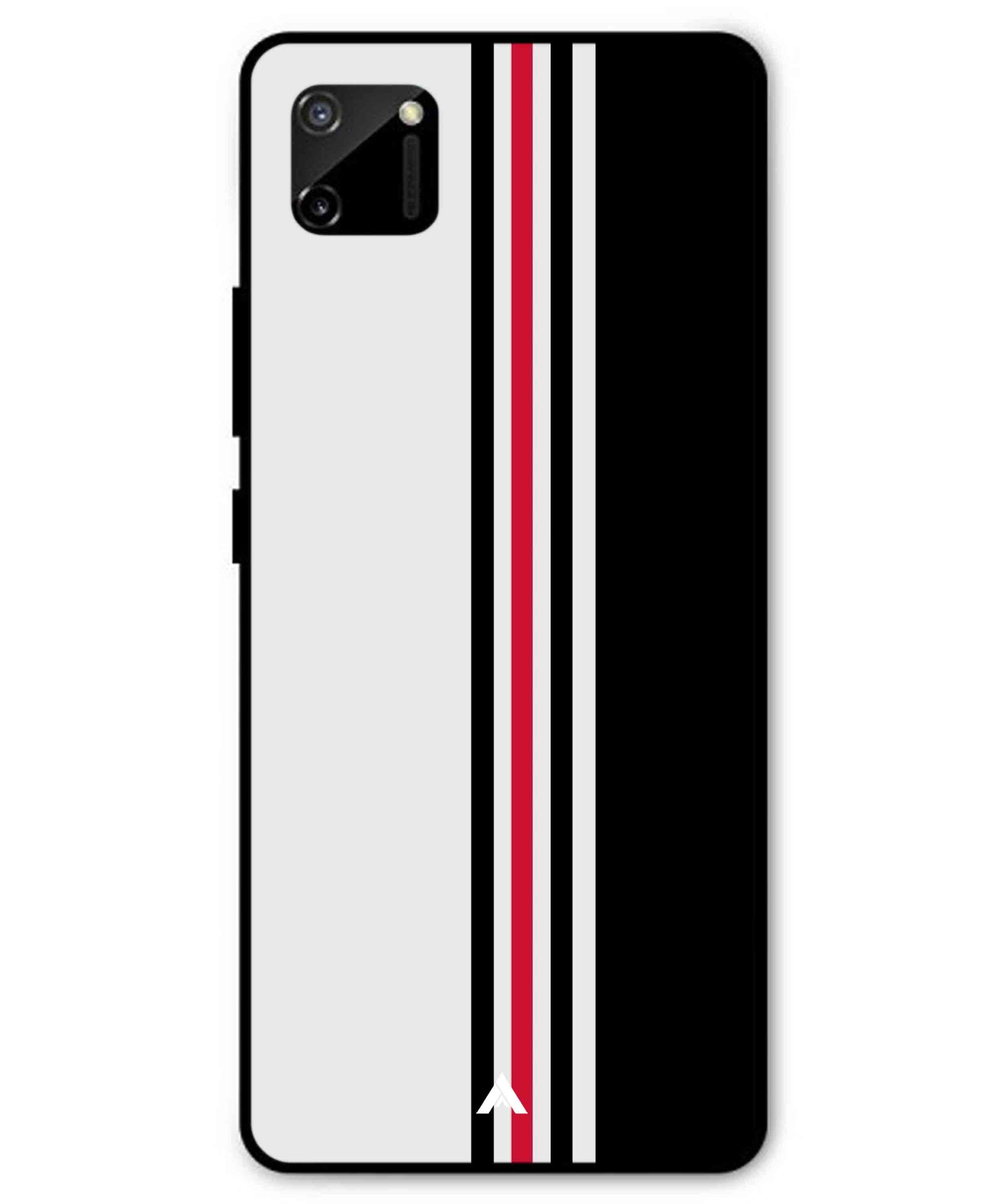 Stripe Pattern 3 Metal Back Cover Phone Case for Realme C11