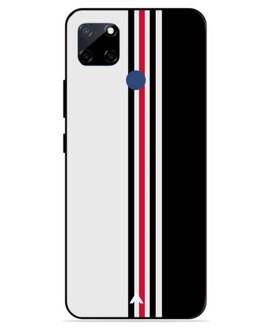 Stripe Pattern 3 Metal Back Cover Phone Case for Realme C12