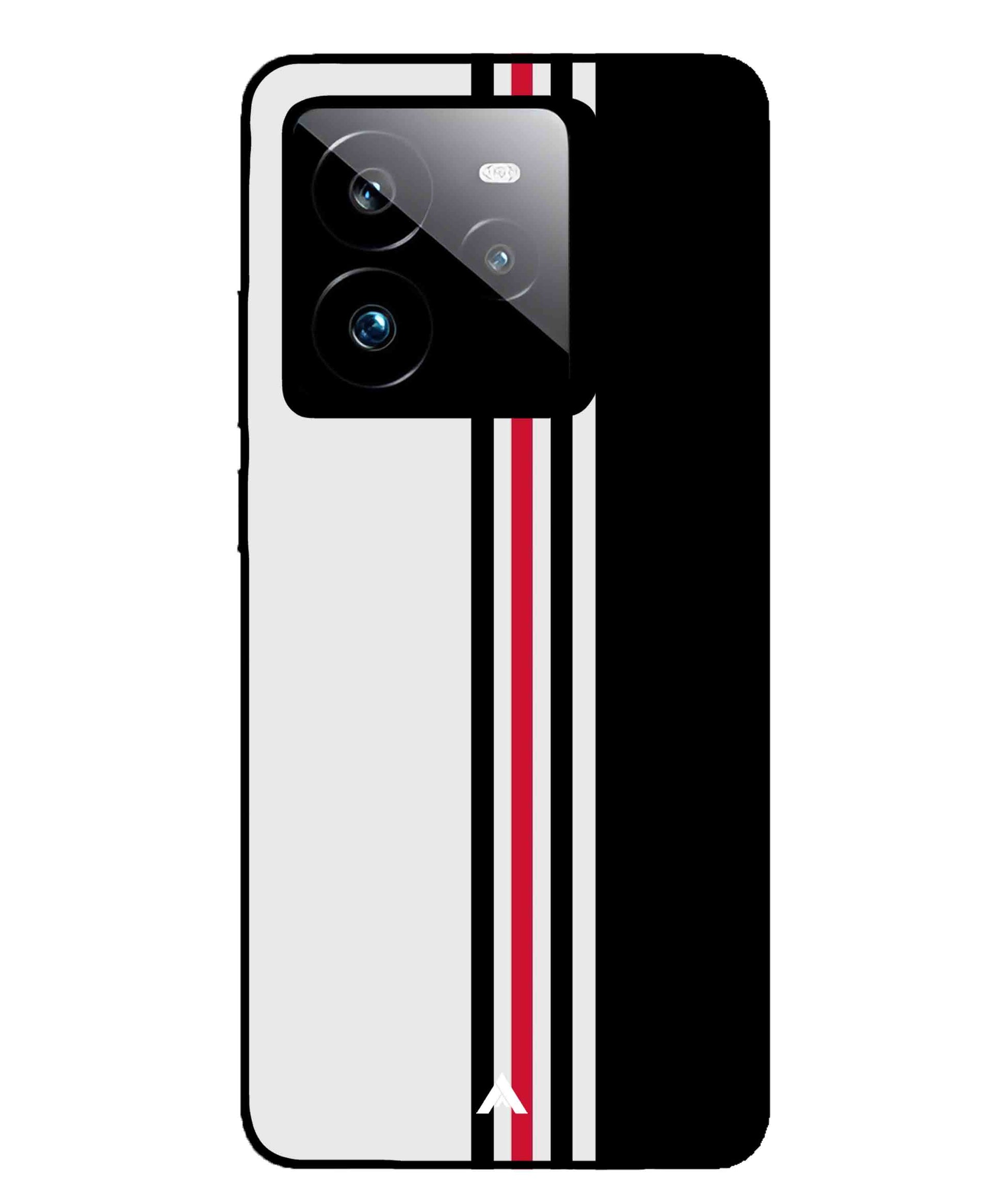 Stripe Pattern 3 Metal Back Cover Phone Case for Realme GT 7 Pro