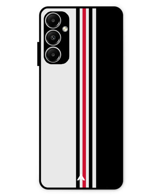 Stripe Pattern 3 Metal Back Cover Phone Case for Samsung Galaxy A05s