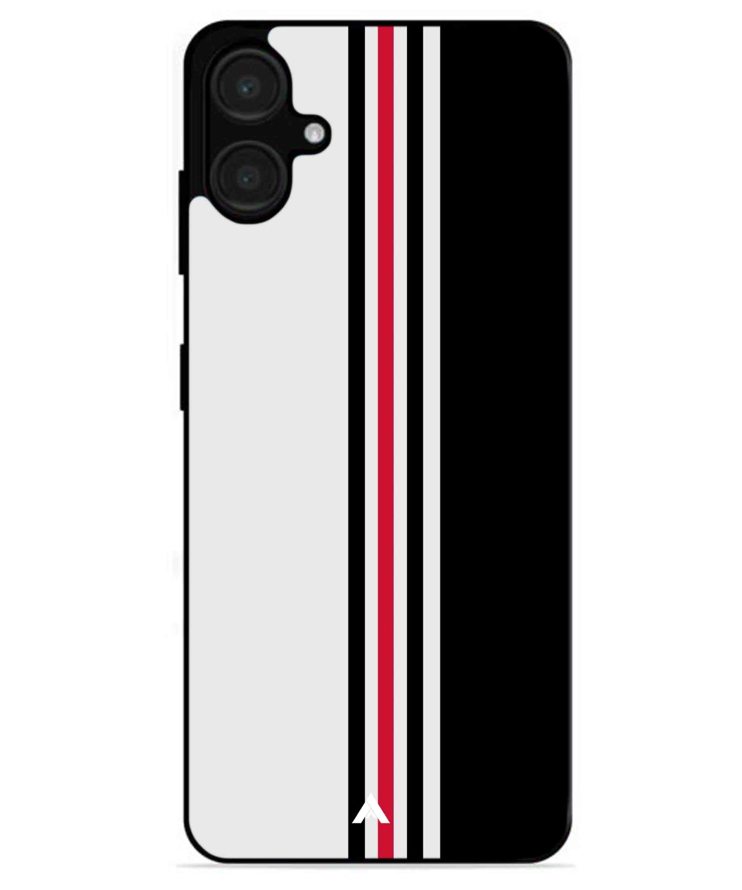 Stripe Pattern 3 Metal Back Cover Phone Case for Samsung Galaxy A06