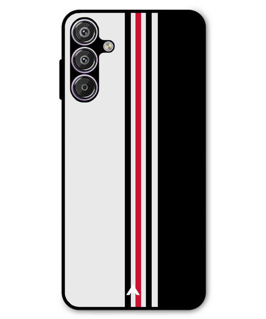 Stripe Pattern 3 Metal Back Cover Phone Case for Samsung Galaxy A13 5G