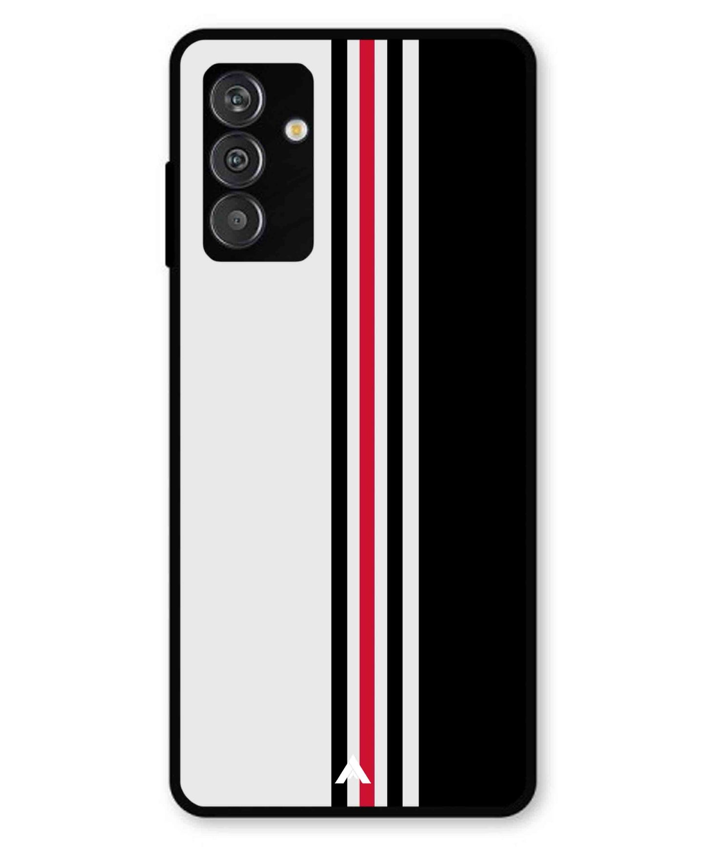 Stripe Pattern 3 Metal Back Cover Phone Case for Samsung Galaxy F14