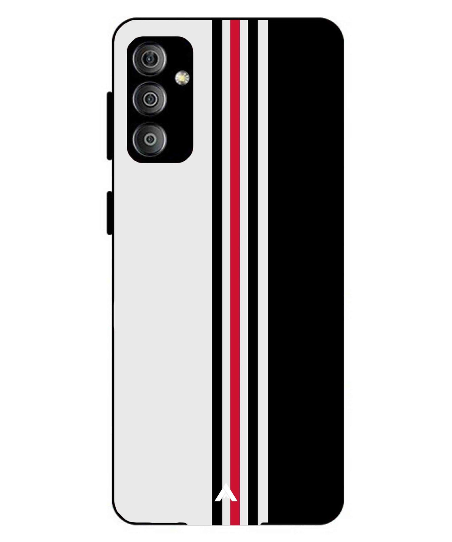 Stripe Pattern 3 Metal Back Cover Phone Case for Samsung Galaxy F23