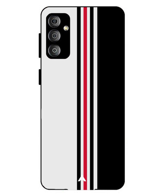 Stripe Pattern 3 Metal Back Cover Phone Case for Samsung Galaxy F23